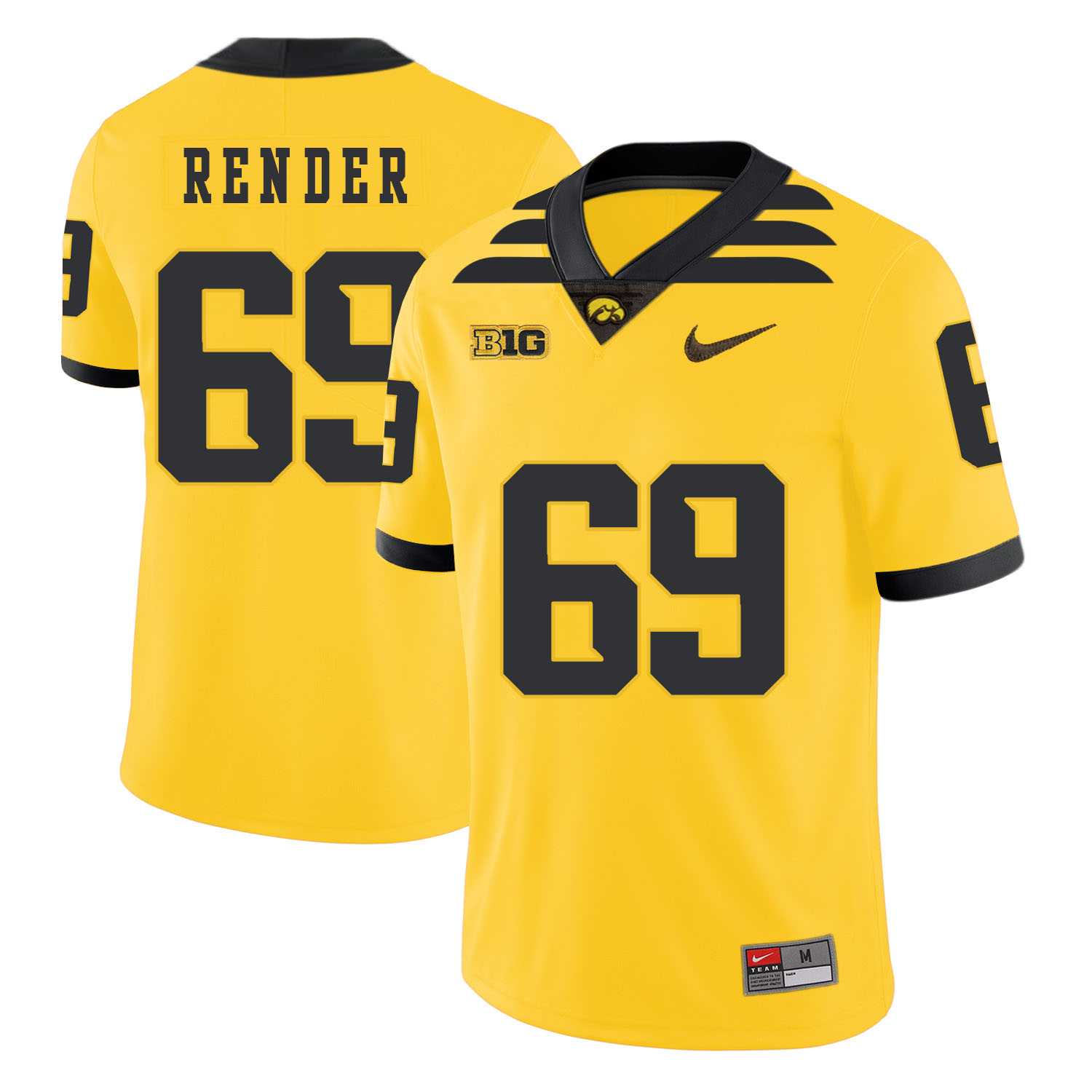 Iowa Hawkeyes 69 Keegan Render Yellow College Football Jersey Dzhi,We sell and wholesale Iowa Hawkeyes 69 Keegan Render Yellow College Football Jersey Dzhi on line form chian!